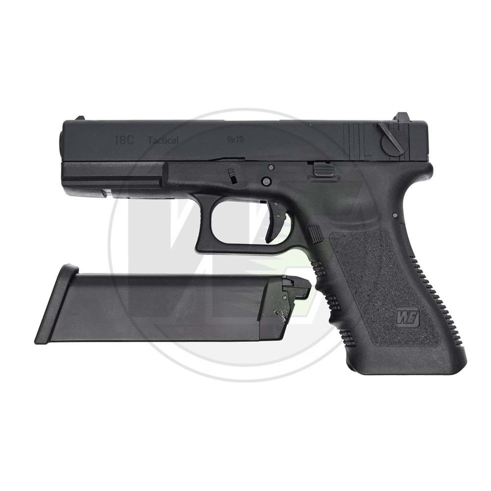 WE G18C Gen4 Siyah GBB Airsoft Tabanca (AirsoftPRO Özel)