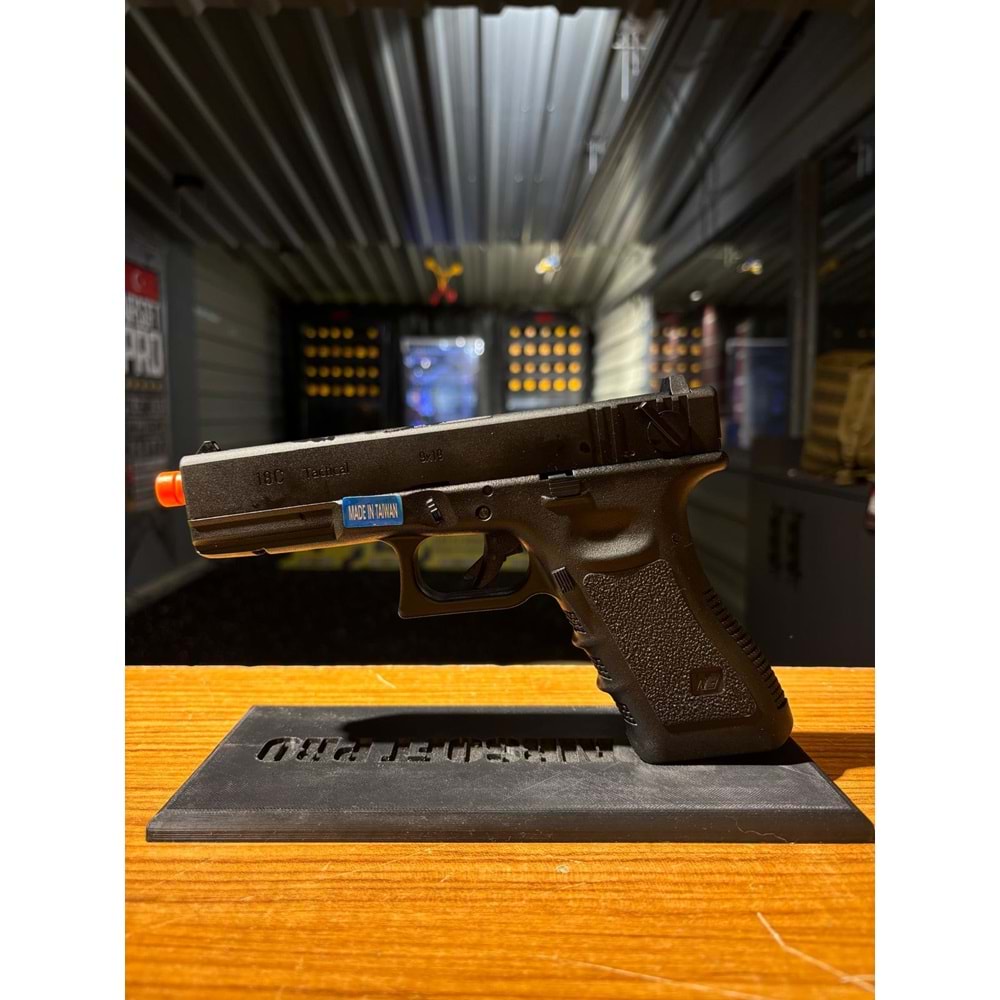 WE G18C Gen4 Siyah GBB Airsoft Tabanca (AirsoftPRO Özel)