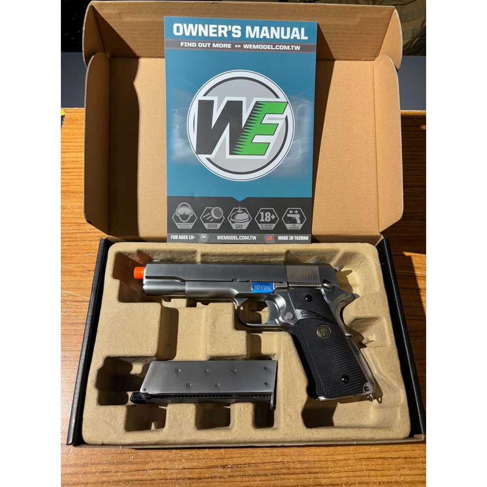 WE 1911 Silver WE-E006B (AirsoftPRO Özel)