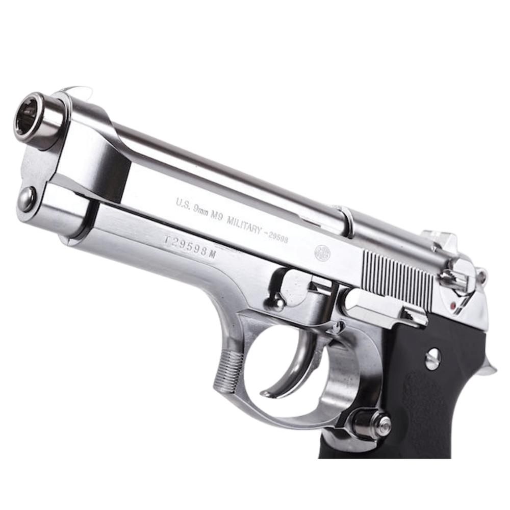 Tokyo Marui M92F CHROME STAINLESS GBB Airsoft Tabanca