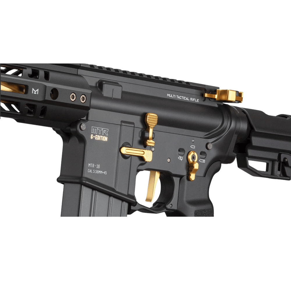 Tokyo Marui MTR16 GBBR M4 GOLD G-EDITION (ZET System GasBlowback) Airsoft Tüfek