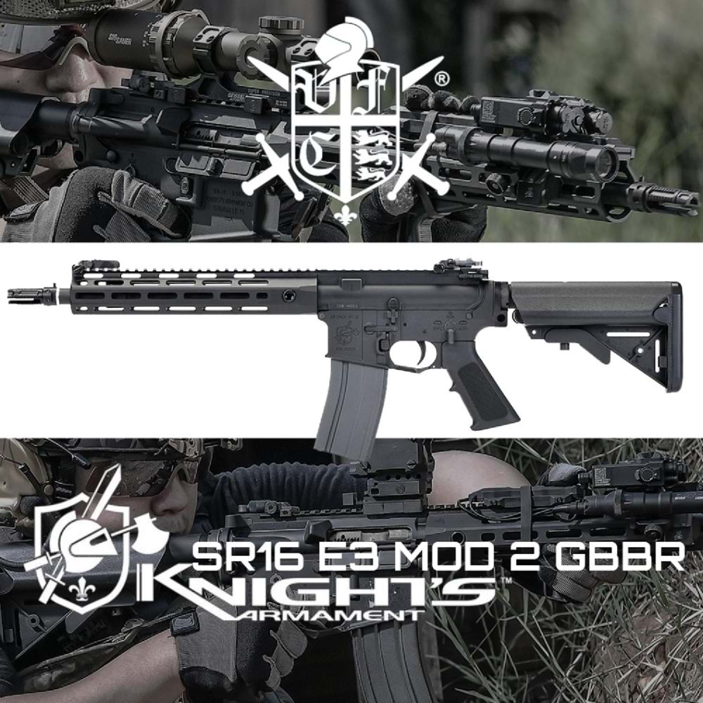 VFC KAC SR16 E3 CQB MOD2 ''11.5 M-LOK GBBR Airsoft Tüfek — Siyah (VFC M4 V3 Gas Sistem)