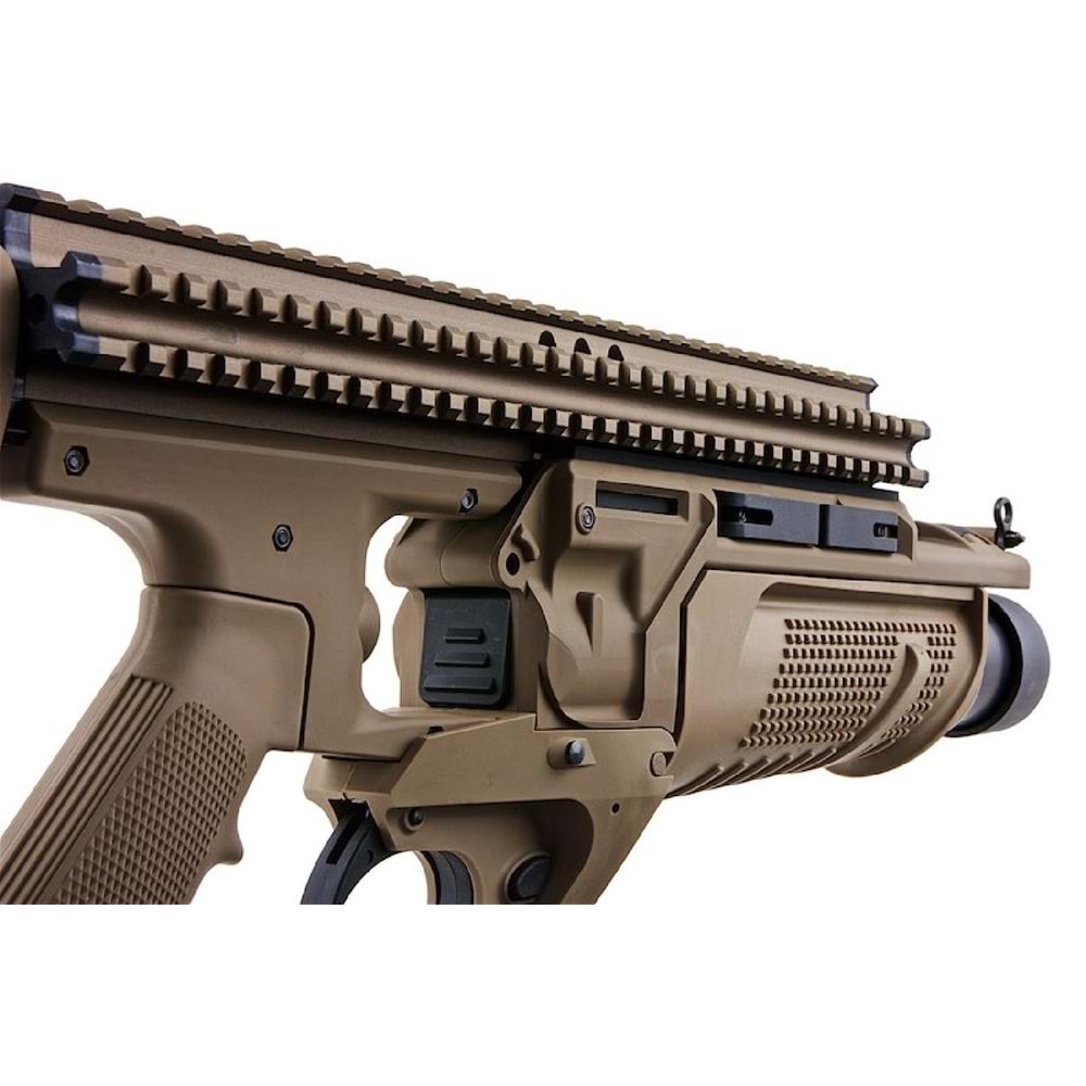 VFC MK13 MOD0 TAN Enhanced Grenade Launcher Airsoft Bombatar (Çöl Rengi-Deluxe Version)