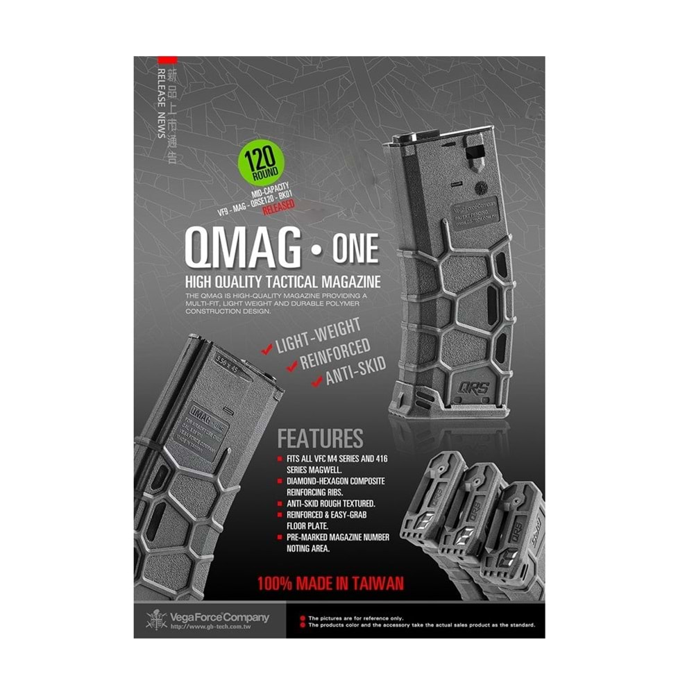 VFC QRS 120 BB AEG Mid-Cap Şarjör Çöl Rengi