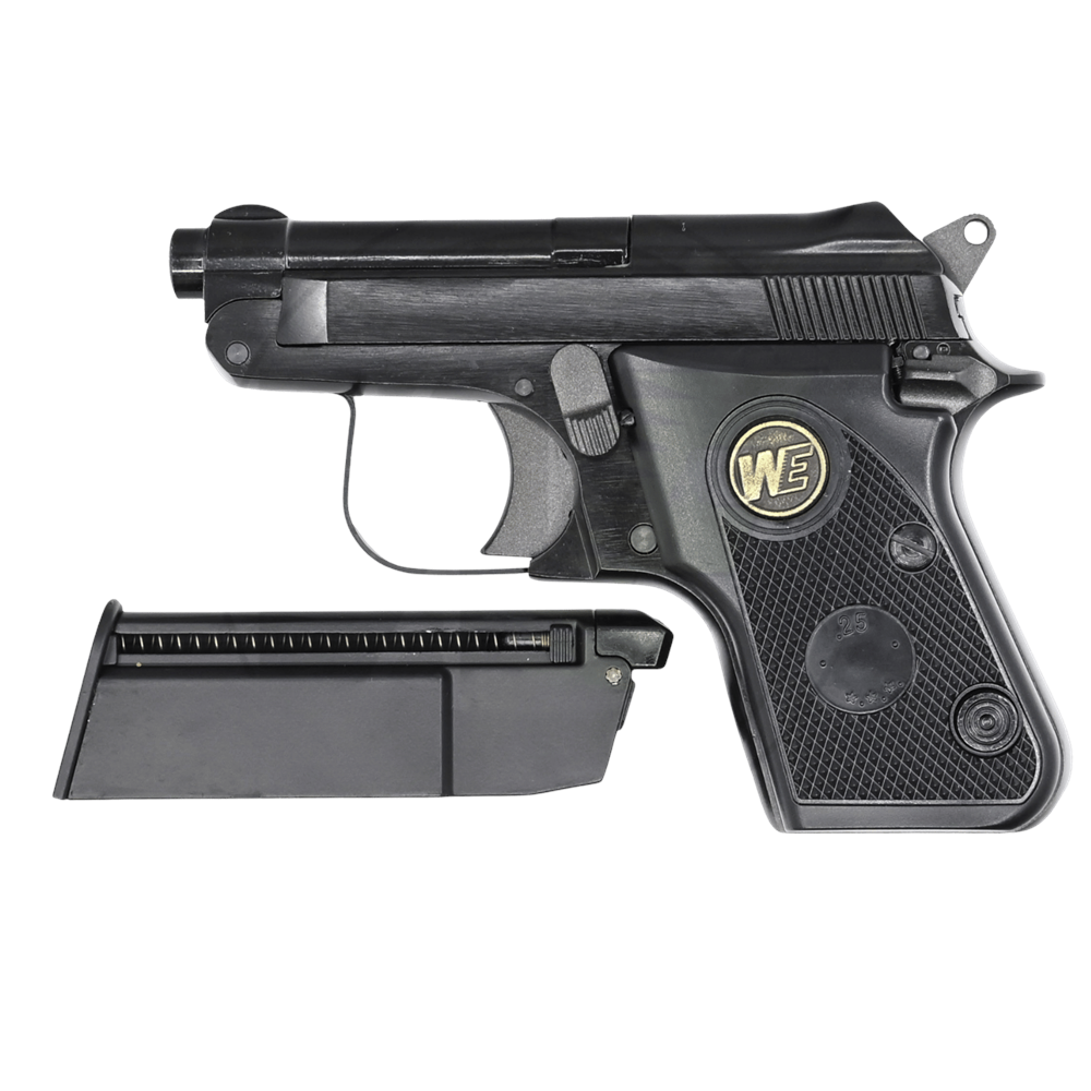 WE-Tech Ultra Compact BERETTA 950 Pocket SIYAH Gas Blowback Airsoft Jartiyer Tabancası