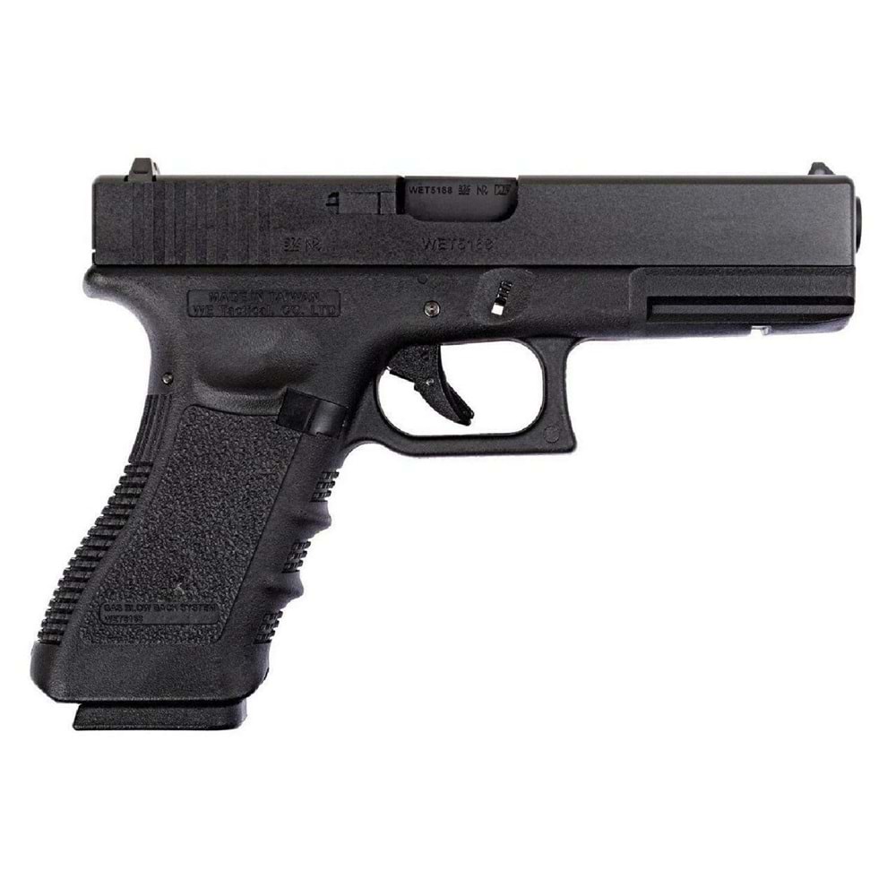 WE G17 GEN3 Black GLOCK 17 GBB Airsoft Tabanca