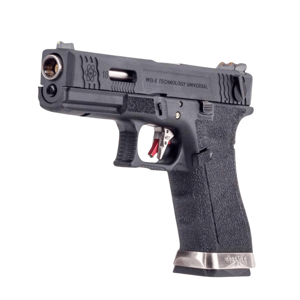 WE GLOCK18 G18 FullAuto T5 GBB Airsoft Tabanca Seti