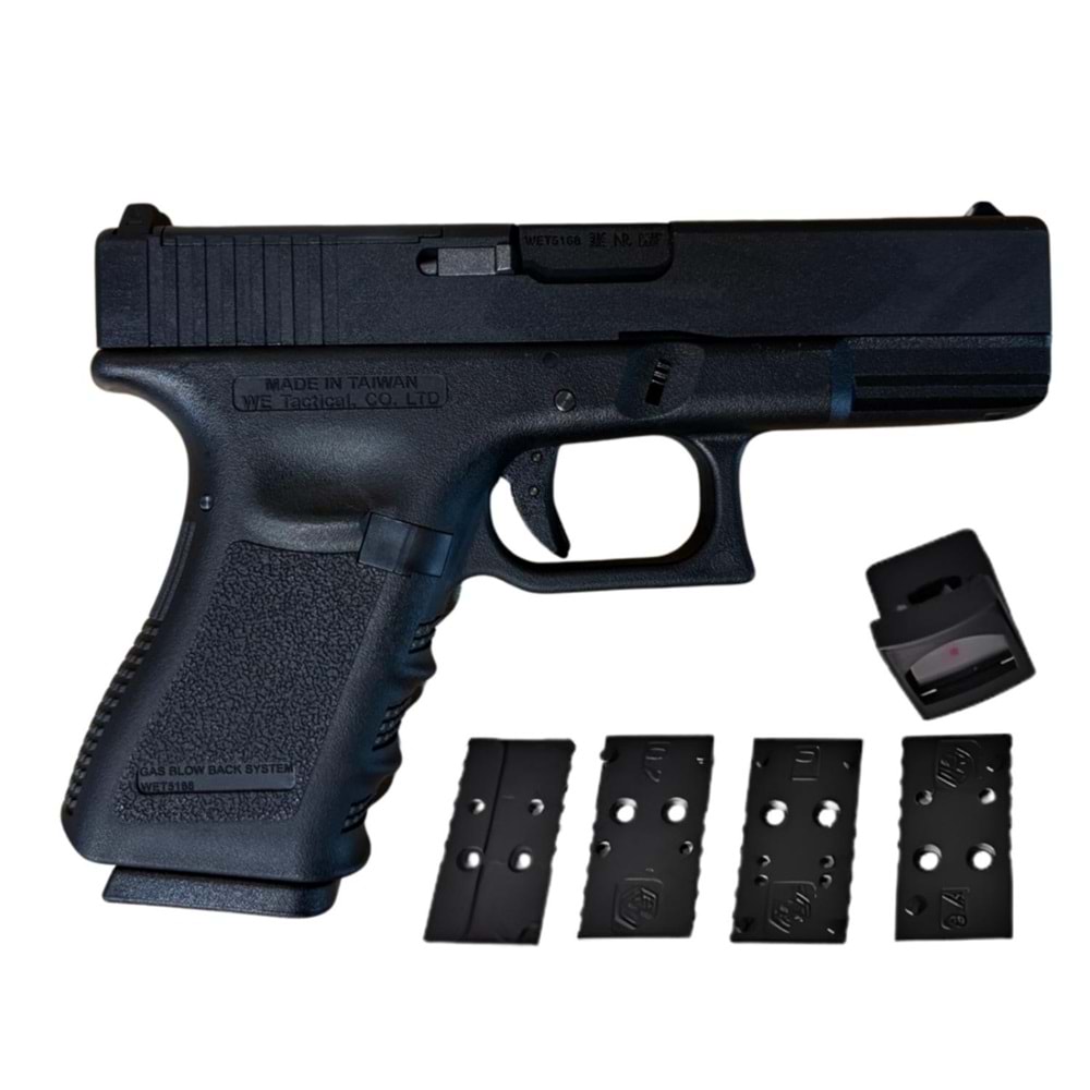 WE GLOCK G19 GEN3 MOS RMR REDDOT YUVALI AIRSOFT TABANCA