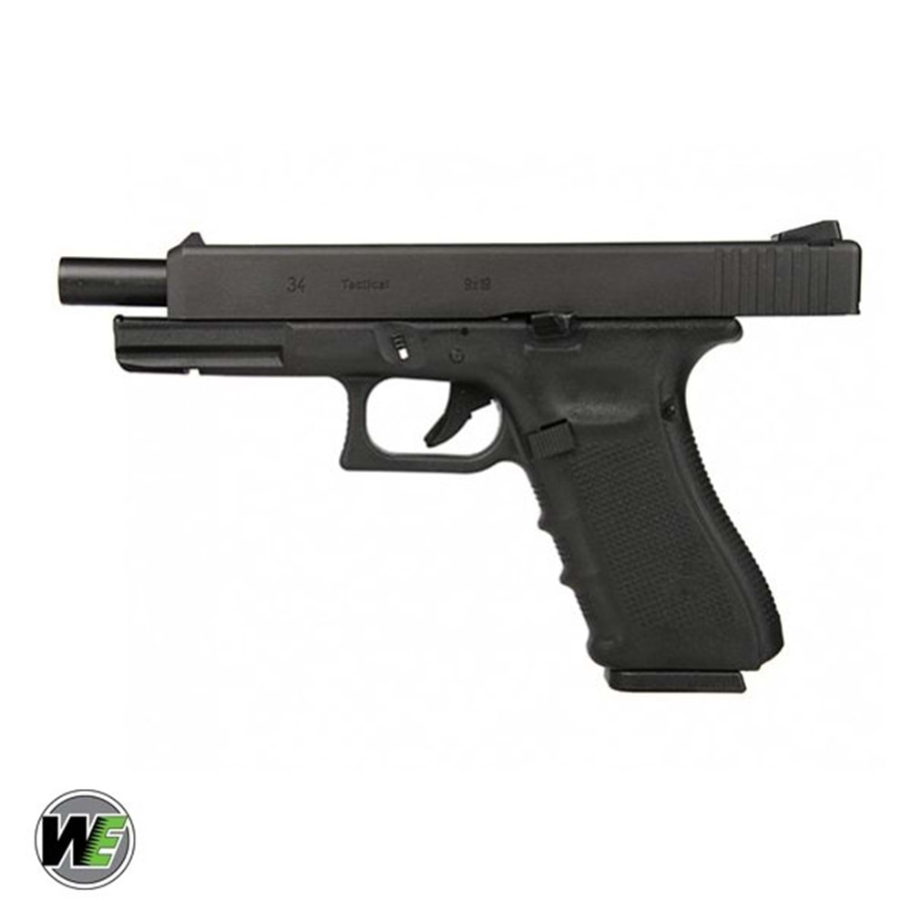 WE GLOCK34 G34 GEN4 SIYAH GBB AIRSOFT TABANCA