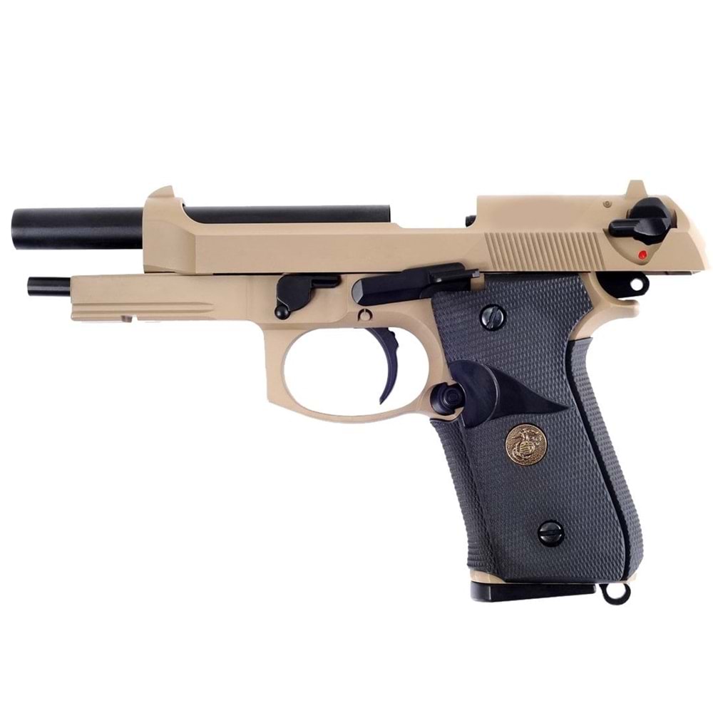 WE M9A1 Navy Version Airsoft GBB Tabanca - Çöl Rengi