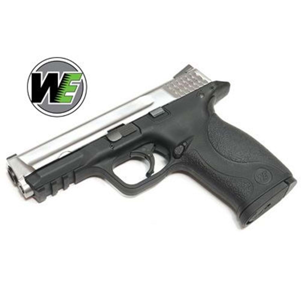 WE MP BIG BIRD BLACK + SILVER AIRSOFT TABANCA