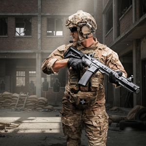 EMG SAI GRY AR-15 GRI Renk /10,5''/Polymer Battery & Charger Package Airsoft Tüfek Seti(Kopya)