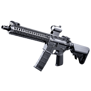 EMG Daniel Defense Lisanslı DDM4A1 Block II 12'' SIYAH Airsoft Tüfek Platinum QBS 400FPS