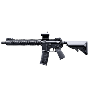EMG Daniel Defense Lisanslı DDM4A1 Block II 12'' SIYAH Airsoft Tüfek Platinum QBS 400FPS
