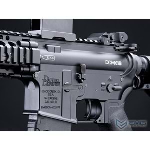 EMG Daniel Defense Lisanslı DDM4 SIYAH Airsoft Tüfek Platinum QBS