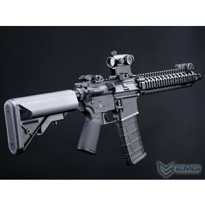 EMG Daniel Defense Lisanslı DDM4 SIYAH Airsoft Tüfek Platinum QBS