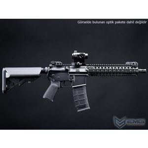 EMG Daniel Defense Lisanslı DDM4 SIYAH Airsoft Tüfek Platinum QBS