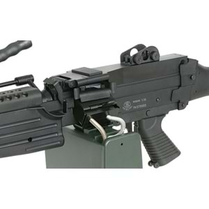 A&K FN LISANSLl M249 MKII SIYAH FULL METAL Airsoft Makinalı AEG Tüfek