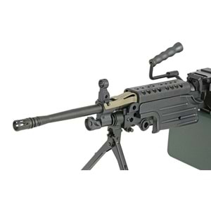 A&K FN LISANSLl M249 MKII SIYAH FULL METAL Airsoft Makinalı AEG Tüfek
