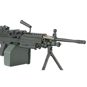 A&K FN Licensed M249 MKII Siyah Full Metal LMG AEG Airsoft Tüfek