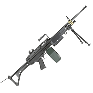 A&K FN M249-MK1 FULL METAL AEG Airsoft LMG Tüfek ( AK-M249-MK1-BK )