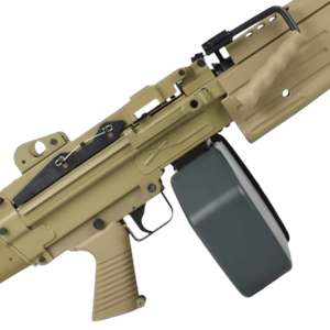 A&K M249-MK2 Full Metal AEG LMG Airsoft Tüfek - Tan (AK-M249-MK2-TAN-MTL)