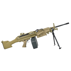 A&K M249-MK2 Full Metal AEG LMG Airsoft Tüfek - Tan (AK-M249-MK2-TAN-MTL)