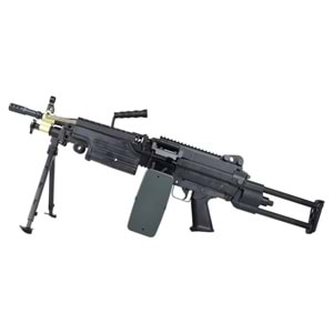 M249 Minimi A&K Hafif Makinalı Airsoft Tüfek FULL METAL VERSIYON