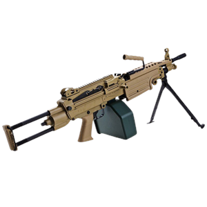 A&K M249-PARA Full Metal AEG Airsoft Tüfek - Tan (AK-M249-PARA-TAN-MTL)