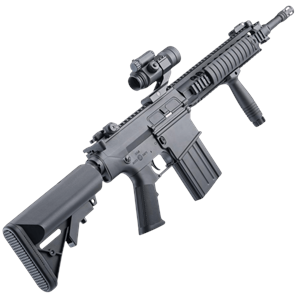 A&K Full Metal SR-25K Airsoft AEG Tüfek - Siyah