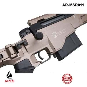 ARES REMINGTON MSR338 SPRING SNIPER AIRSOFT TÜFEĞİ BOLT ACTION TAN - ÇÖL RENGI
