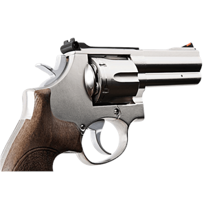 ARES 3.5'' S&W 686 CO2 Revolver - Silver & Ağaç Kabza Toplu Airsoft Tabanca