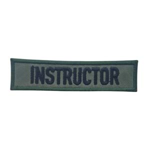 INSTRUCTOR TACTICAL PATCH -YEŞİL