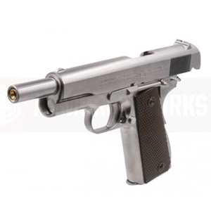 AW CUSTOMS COLT LISANSLI 1911A1 GBB AIRSOFT TABANCA - GÜMÜŞ RENK