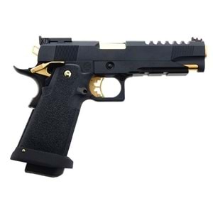 AW HX2701 5.1 Hi-Capa SLIDECUT GBB Airsoft Tabanca ( Black/Gold )