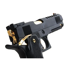 AW HX2701 5.1'' Hi-Capa Slide Cut Black & Gold GBB Airsoft Tabanca
