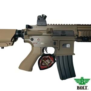 BOLT HK416 DEVGRU BRSS TAN Gerçekçi Tepmeli Airsoft Tüfek