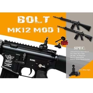 BOLT MK12 MODRETS DMR SNIPER RIFLE BRSS Tepme Sistemli