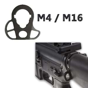 CYMA Aluminum CQB Gun Stock Sling Ring M4 M16 İçin Askı Kayış Halkası (Siyah)