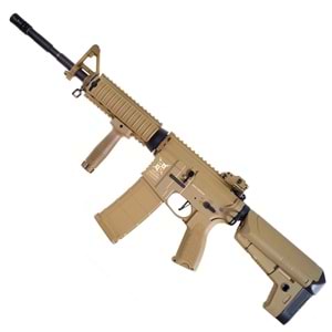 Delta Armory M4 AR15 RIS Charlie PiL ŞARJ SET Airsoft Tüfek FULL TAN DA-C03-FT
