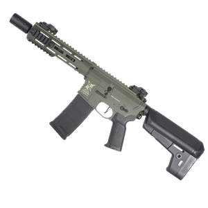Delta Armory M4 AR15 M-LOK SilentOps 8'' Charlie HAKİ Airsoft Tüfek SET DA-C10-OLV