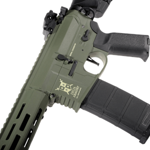 Delta Armory M4 AR15 M-LOK SilentOps 8'' Charlie HAKİ Airsoft Tüfek SET DA-C10-OLV