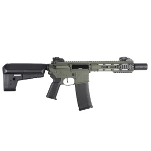 Delta Armory M4 AR15 M-LOK SilentOps 8'' Charlie HAKİ Airsoft Tüfek SET DA-C10-OLV