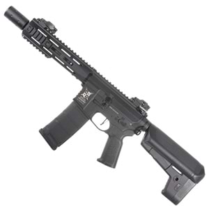 Delta Armory M4 AR15 M-LOK SilentOps 8'' Charlie Siyah Airsoft Tüfek SET DA-C10