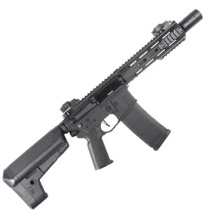 Delta Armory M4 AR15 M-LOK SilentOps 8'' Charlie Siyah Airsoft Tüfek SET DA-C10