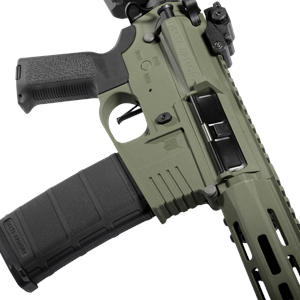 Delta Armory M4 AR15 M-LOK SilentOps 10'' Charlie HAKİ Airsoft Tüfek SET DA-C11-OLV