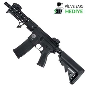 Delta Armory Grand Power AR15 MLOK SHORT ALPHA PIL SARJ SET Airsoft Tüfek / Siyah DA-GP-A13