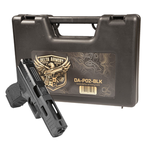 Delta Armory Airsoft G17 Tabanca P02 Siyah *ÇANTA HEDİYELİ DA-P02-BLK