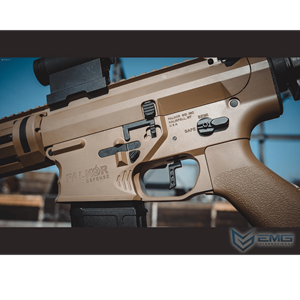 EMG Falkor Defence Phantom DESERT 5.56 AMBI SBR eSilver Edge SDU 2.0 Airsoft Tüfek (EMG-FD-P-D-3)
