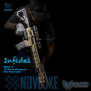 EMG Noveske 13.7'' GEN4 Infidel Bazooka Green AEG Airsoft Tüfek (APS-NSBR-13G)
